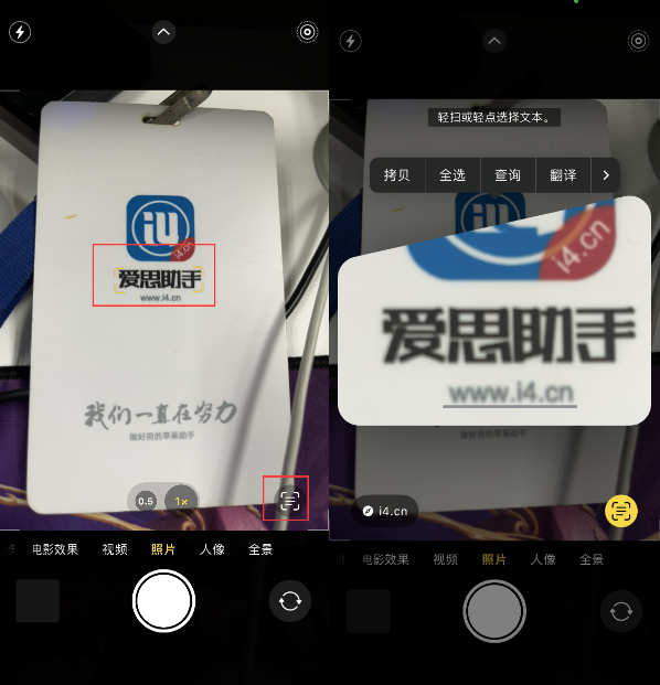 云阳苹果手机维修分享升级iOS 16后如何通过相机翻译文本 