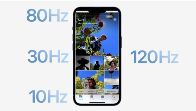 云阳苹果14维修分享iPhone 14有高刷吗 